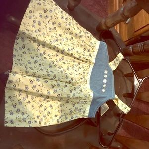 Toddler sundress 2T floral corduroy